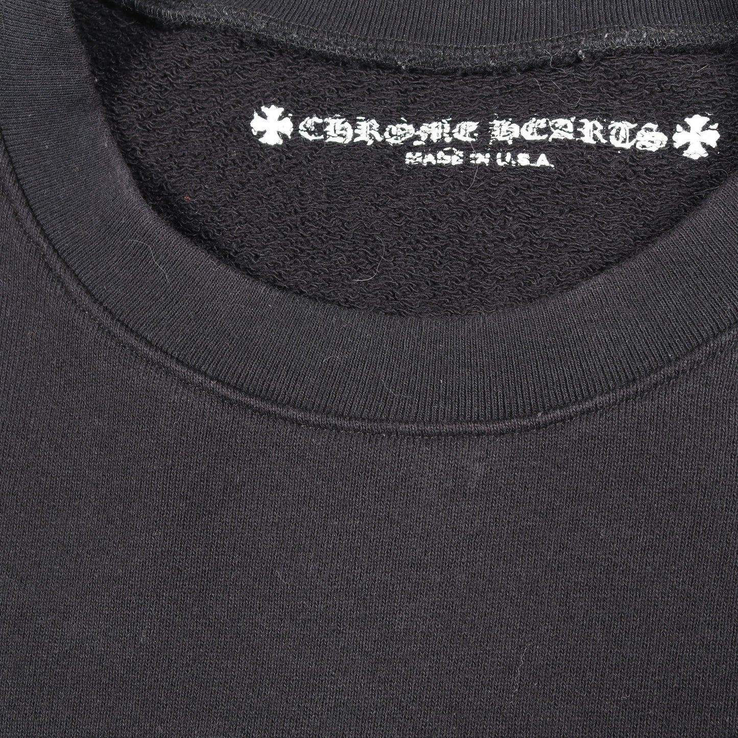 Chrome Hearts × MATTY BOY 99 EYES CHOMPER スウェットシャツ コットン ブラック クロムハーツ トップス Chrome Hearts