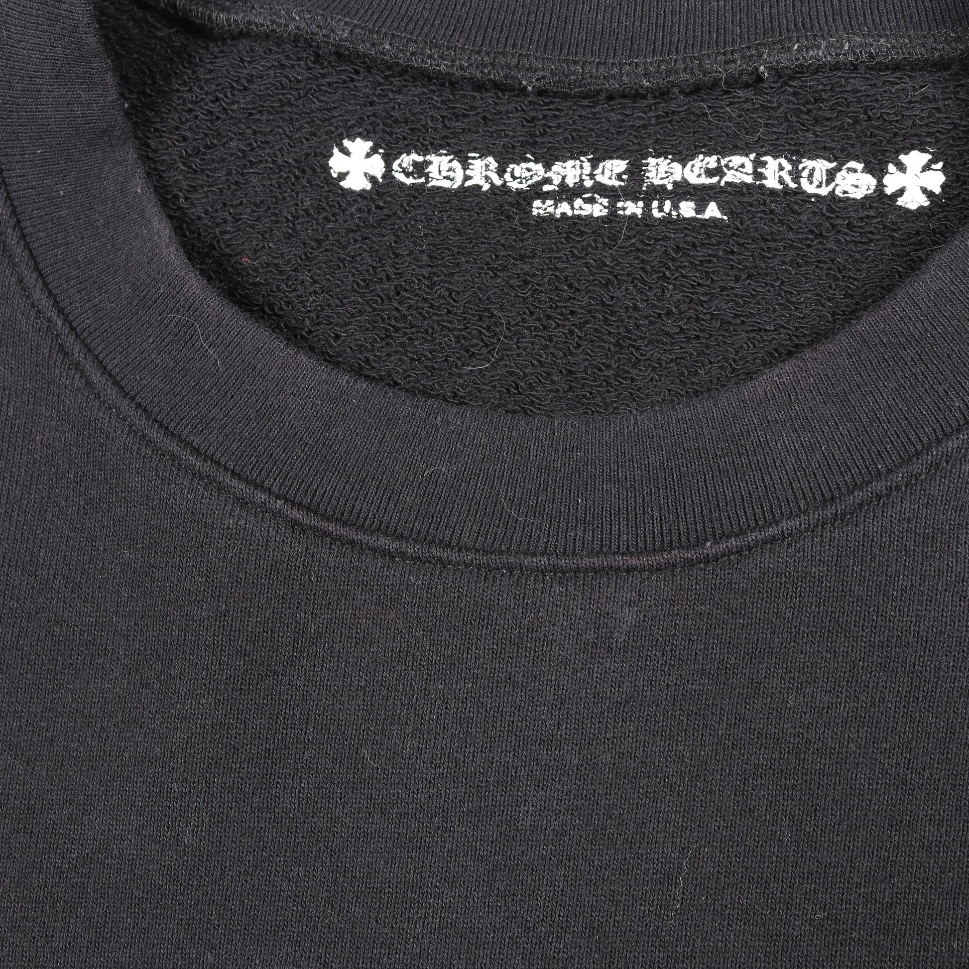 Chrome Hearts × MATTY BOY 99 EYES CHOMPER スウェットシャツ コットン ブラック クロムハーツ トップス Chrome Hearts