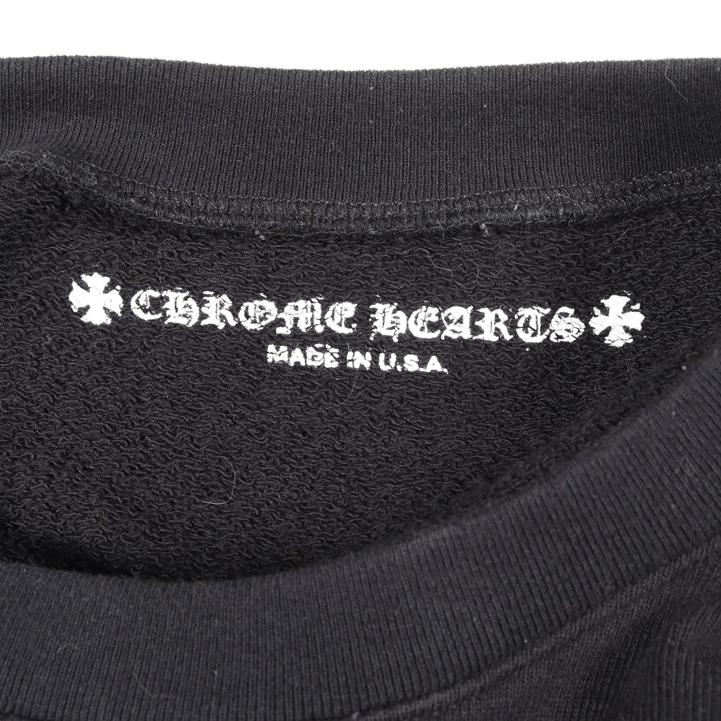 Chrome Hearts × MATTY BOY 99 EYES CHOMPER スウェットシャツ コットン ブラック クロムハーツ トップス Chrome Hearts