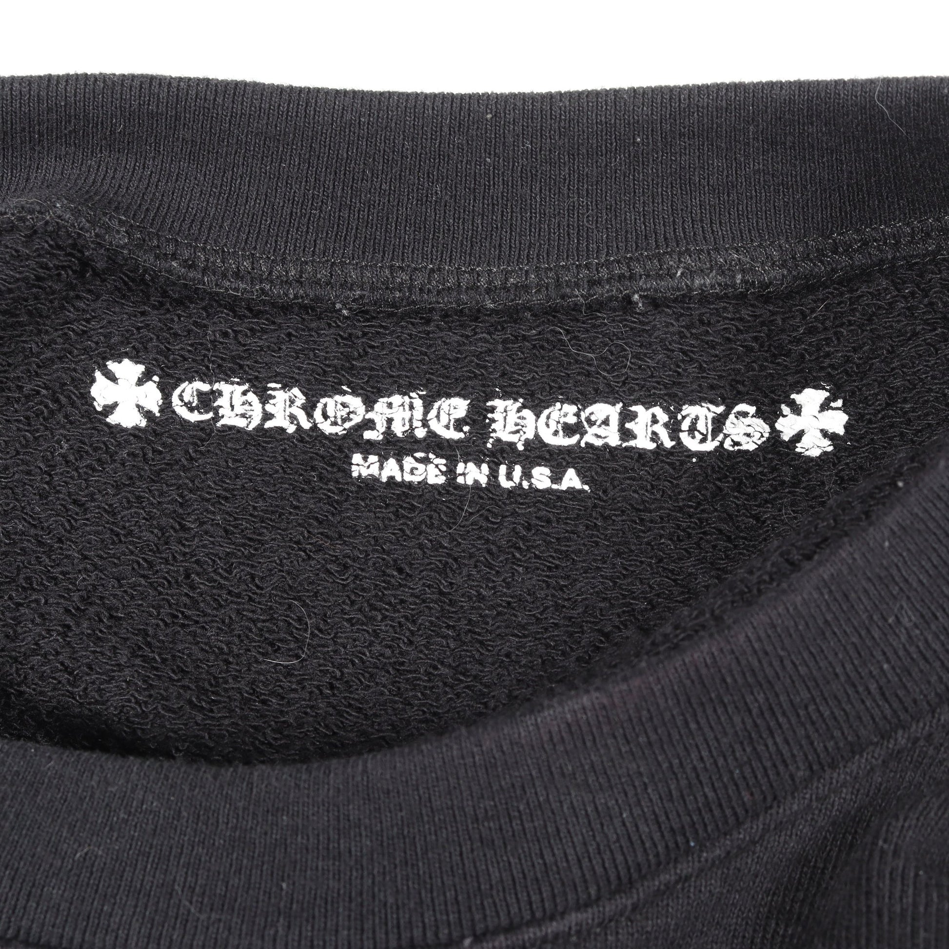 Chrome Hearts × MATTY BOY 99 EYES CHOMPER スウェットシャツ コットン ブラック クロムハーツ トップス Chrome Hearts