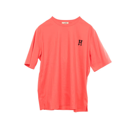 H'Cheval アッシュヴァル 半袖Tシャツ コットン ピンク エルメス トップス HERMES