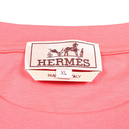 H'Cheval アッシュヴァル 半袖Tシャツ コットン ピンク エルメス トップス HERMES