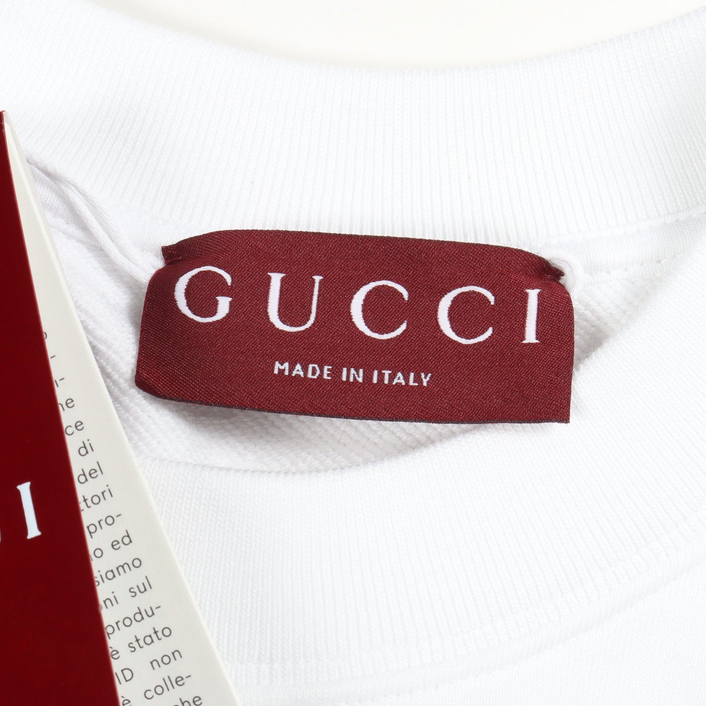 GUCCI × ヒグチユウコ 半袖 スウェットシャツ コットン ホワイト マルチカラー グッチ トップス GUCCI