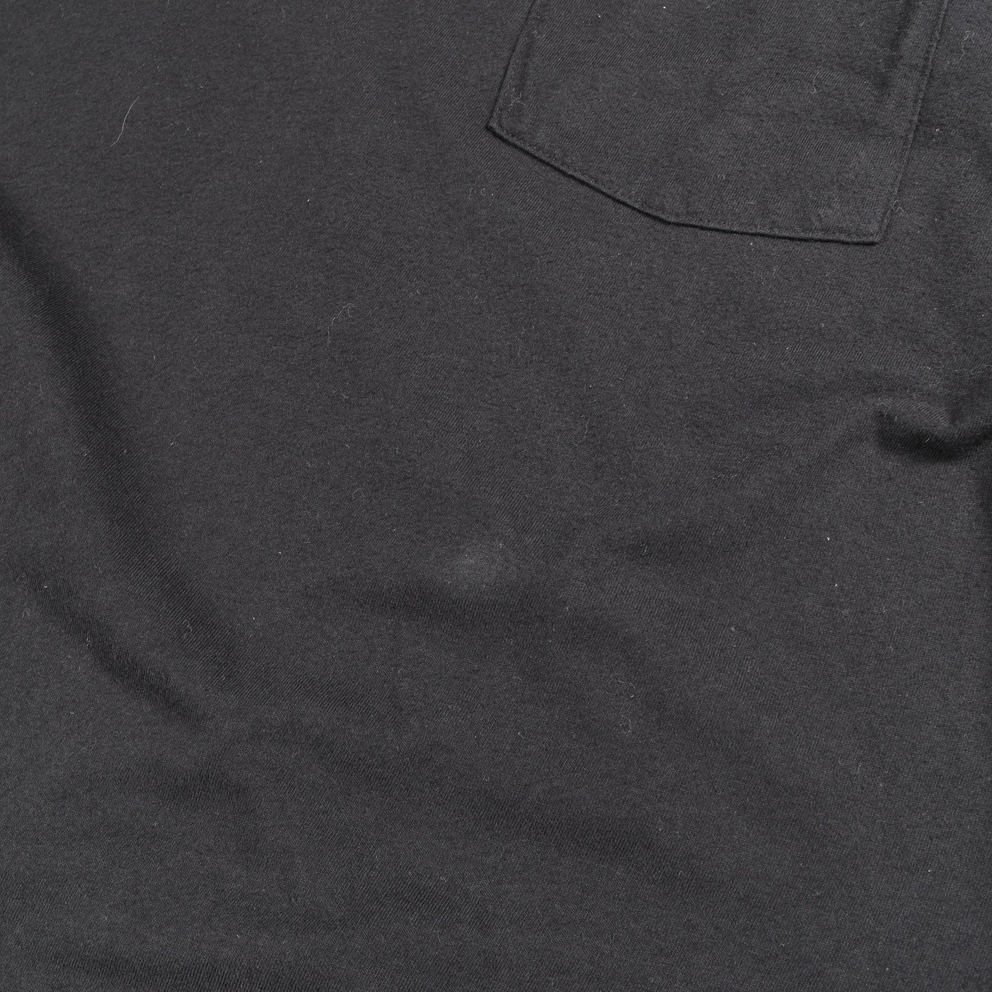 ネックロゴ ポケット付き 長袖Tシャツ コットン ブラック パープル クロムハーツ トップス Chrome Hearts