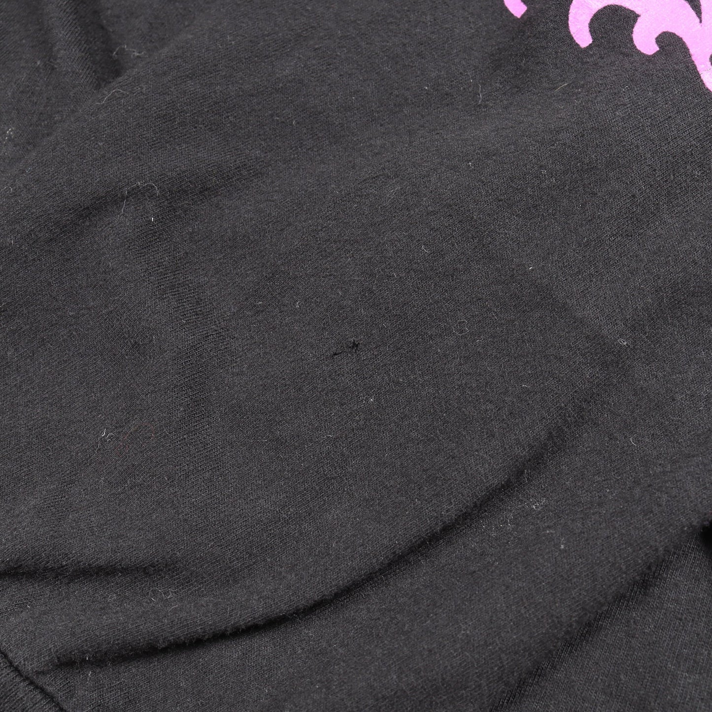 ネックロゴ ポケット付き 長袖Tシャツ コットン ブラック パープル クロムハーツ トップス Chrome Hearts