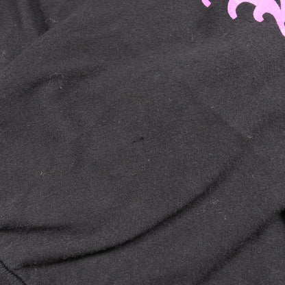 ネックロゴ ポケット付き 長袖Tシャツ コットン ブラック パープル クロムハーツ トップス Chrome Hearts