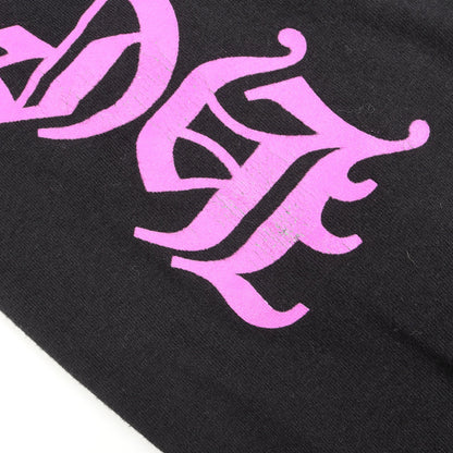 ネックロゴ ポケット付き 長袖Tシャツ コットン ブラック パープル クロムハーツ トップス Chrome Hearts