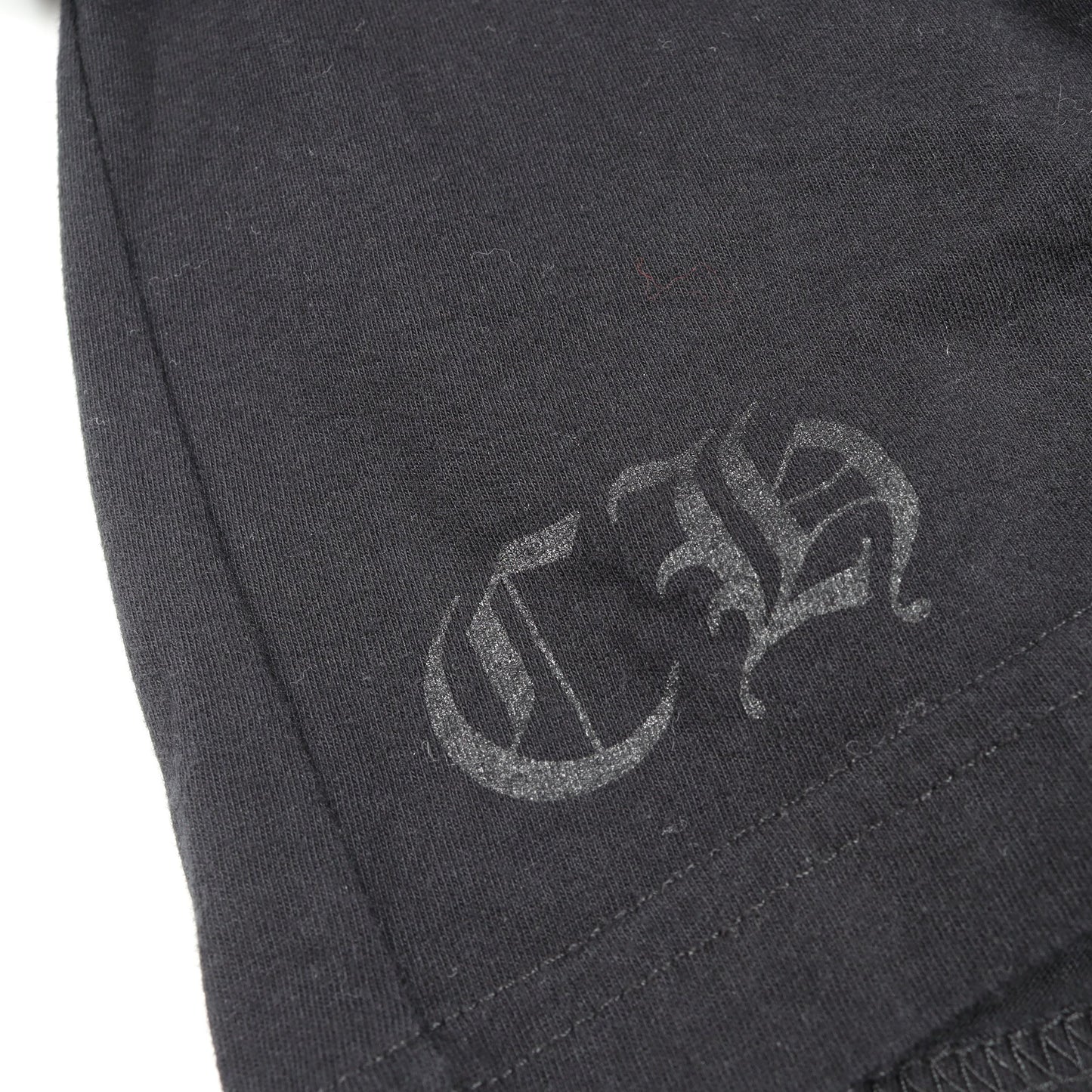 サークルロゴ アームロゴ ポケット付き 長袖Tシャツ コットン ブラック クロムハーツ トップス Chrome Hearts