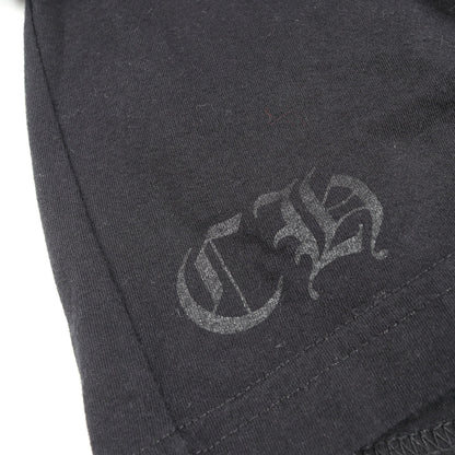 サークルロゴ アームロゴ ポケット付き 長袖Tシャツ コットン ブラック クロムハーツ トップス Chrome Hearts