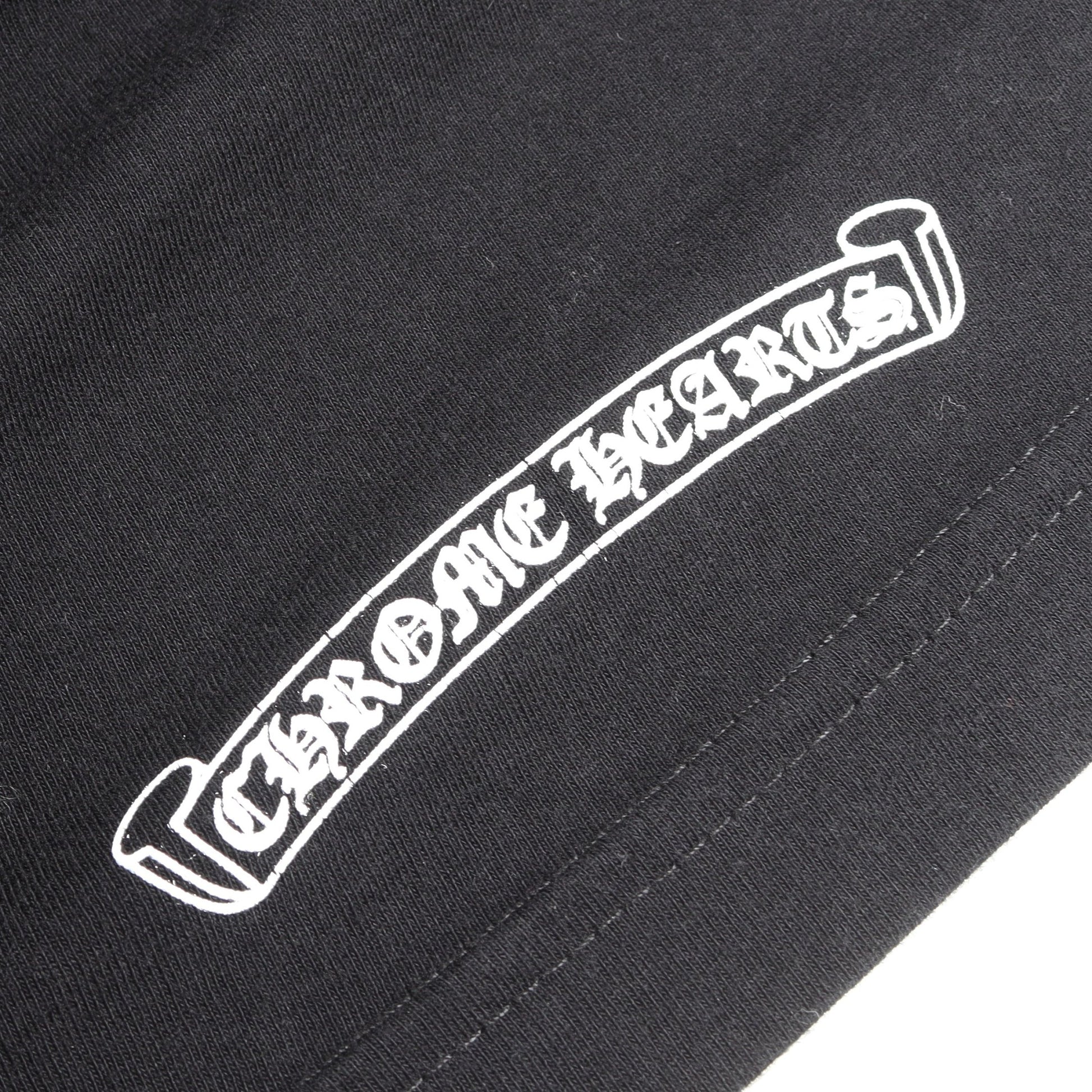 サークルロゴ アームロゴ ポケット付き 長袖Tシャツ コットン ブラック クロムハーツ トップス Chrome Hearts