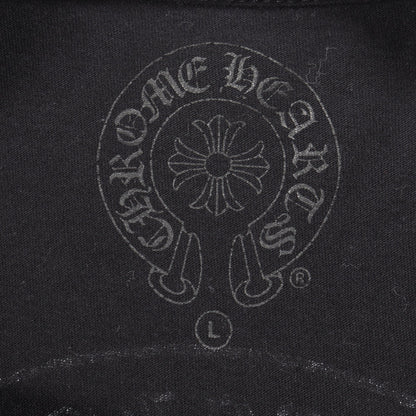 サークルロゴ アームロゴ ポケット付き 長袖Tシャツ コットン ブラック クロムハーツ トップス Chrome Hearts