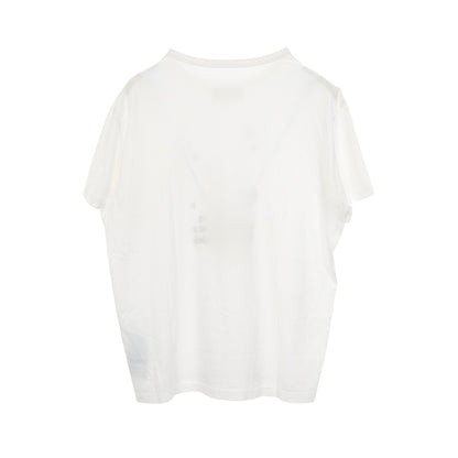 カレンダーロゴ 刺繍 半袖Tシャツ コットン ホワイト メゾンマルジェラ110 トップス Maison Margiela 1 10