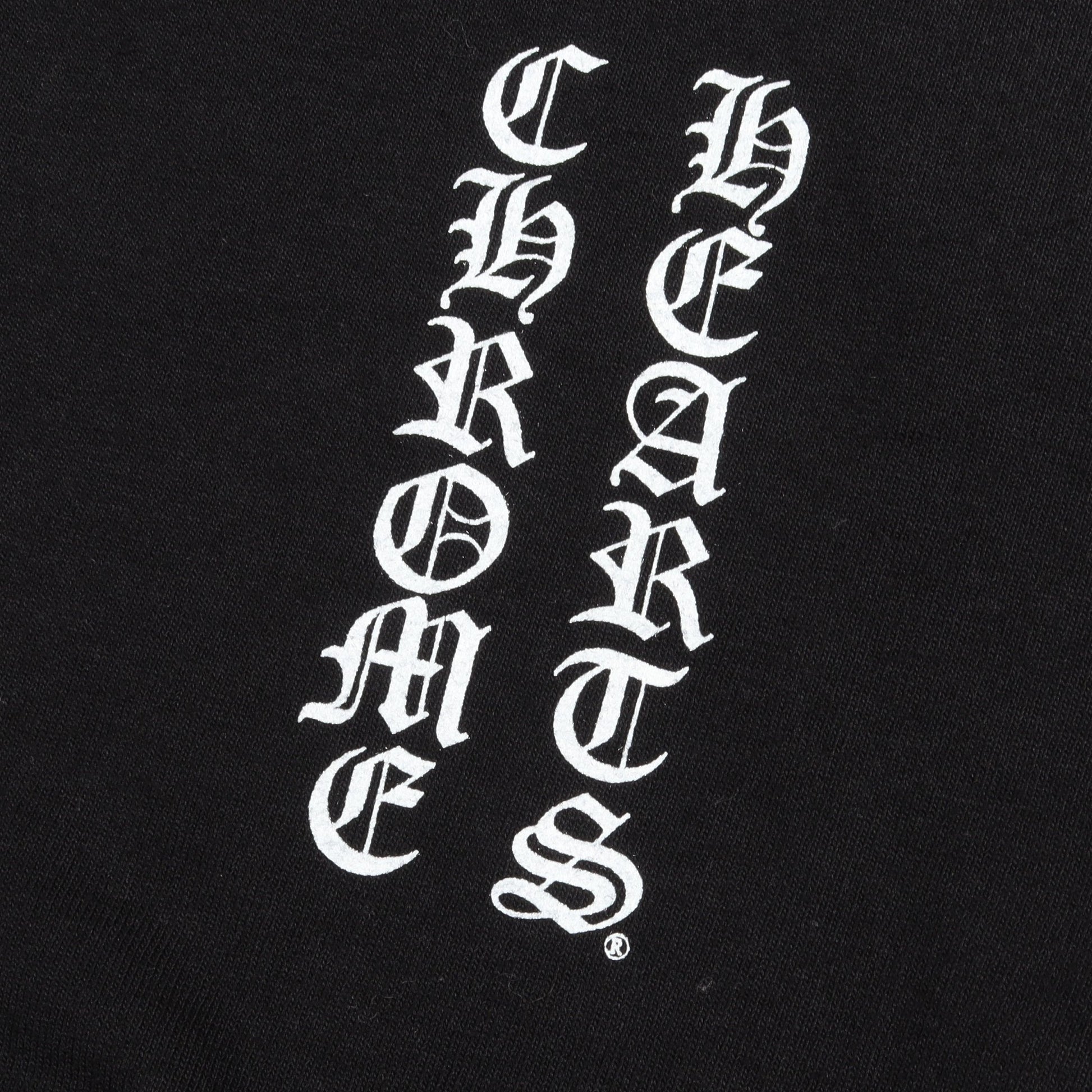 バーティカルロゴ タンクトップ コットン ブラック クロムハーツ トップス Chrome Hearts