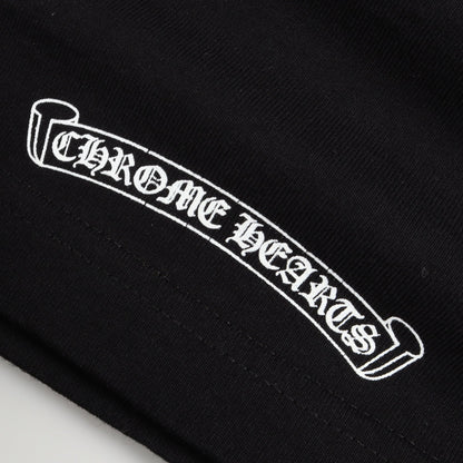 バーティカルロゴ タンクトップ コットン ブラック クロムハーツ トップス Chrome Hearts