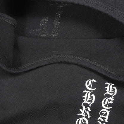 バーティカルロゴ タンクトップ コットン ブラック クロムハーツ トップス Chrome Hearts