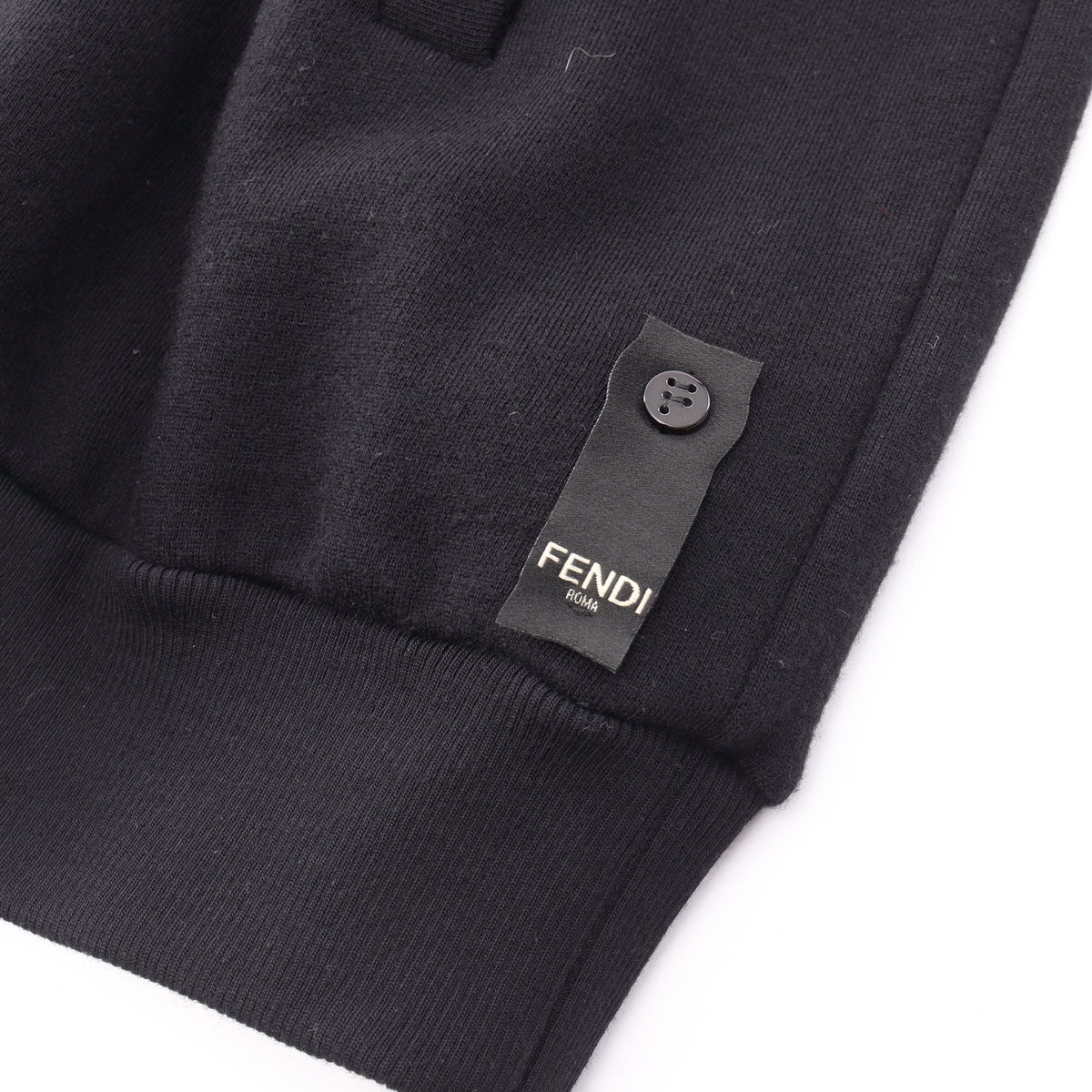 ズッカ プルオーバーパーカー スウェットパンツ セットアップ コットン ウール ブラック ゴールド ブラウン フェンディ スーツ FENDI
