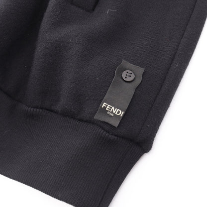 ズッカ プルオーバーパーカー スウェットパンツ セットアップ コットン ウール ブラック ゴールド ブラウン フェンディ スーツ FENDI
