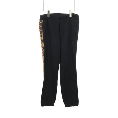 ズッカ プルオーバーパーカー スウェットパンツ セットアップ コットン ウール ブラック ゴールド ブラウン フェンディ スーツ FENDI