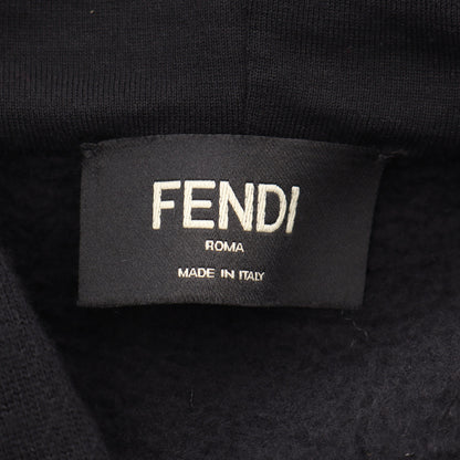 ズッカ プルオーバーパーカー スウェットパンツ セットアップ コットン ウール ブラック ゴールド ブラウン フェンディ スーツ FENDI