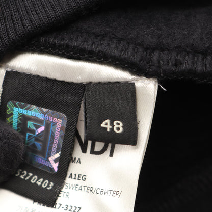 ズッカ プルオーバーパーカー スウェットパンツ セットアップ コットン ウール ブラック ゴールド ブラウン フェンディ スーツ FENDI