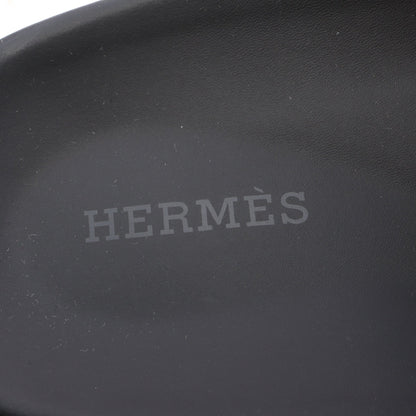 シプレ ゴールド ブラック スライドサンダル レザー ライトブラウン エルメス シューズ HERMES