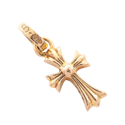 CHクロス ベビーファット ペンダントトップ 22K ダイヤモンド ゴールド クリア クロムハーツ