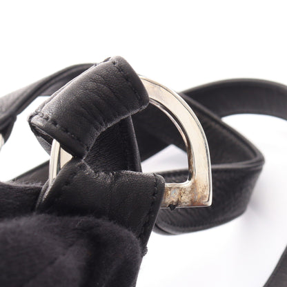 HOBO スクロールラベル ショルダーバッグ レザー SV925 ブラック クロムハーツ
