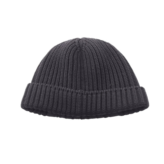 Re-Nylon 三角プレート 切替 ニットキャップ ビーニー ウール ナイロン ブラック プラダ 財布・小物 PRADA