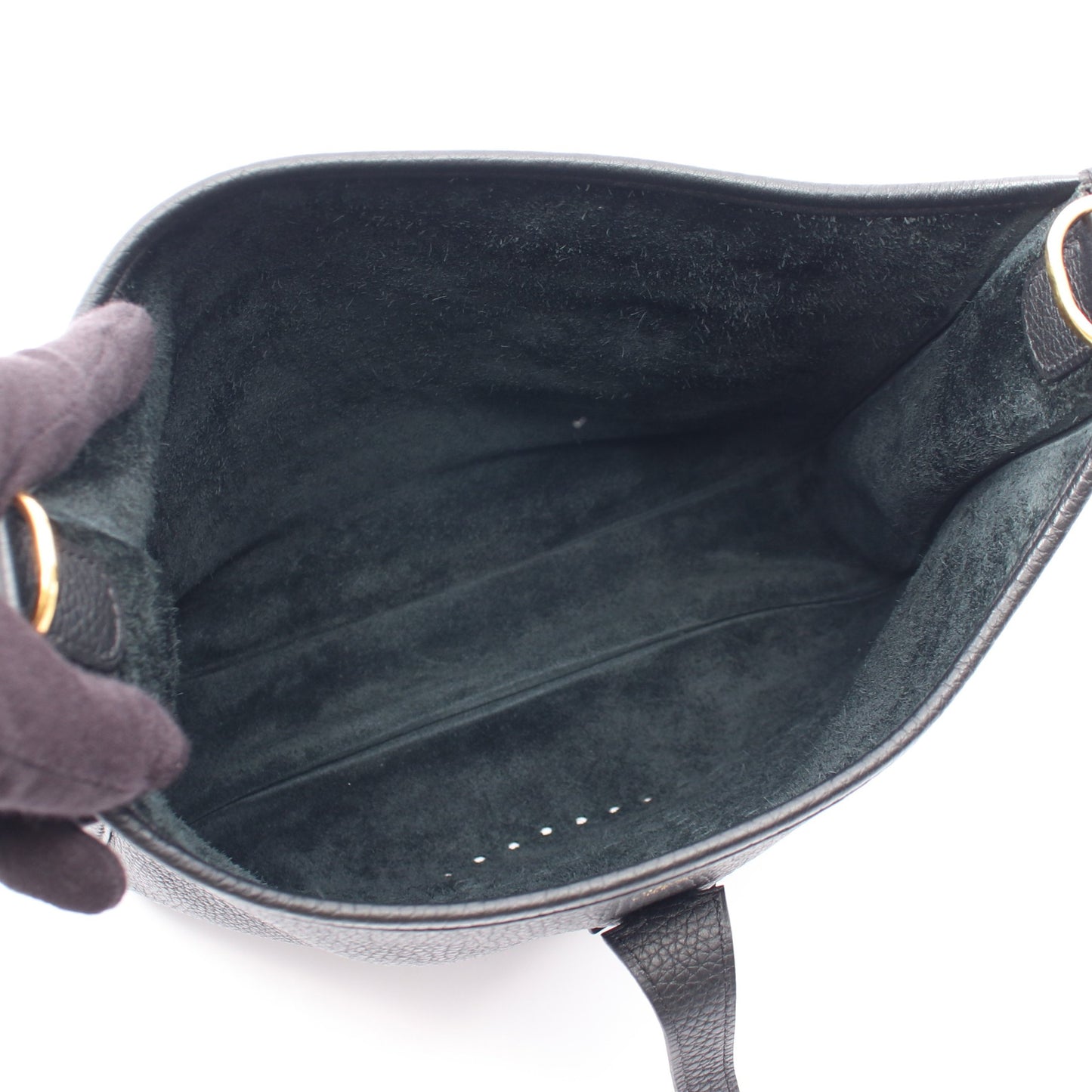 エヴリン 3 トロワ PM ショルダーバッグ トリヨンクレマンス ブラック ゴールド金具 Y刻印 エルメス