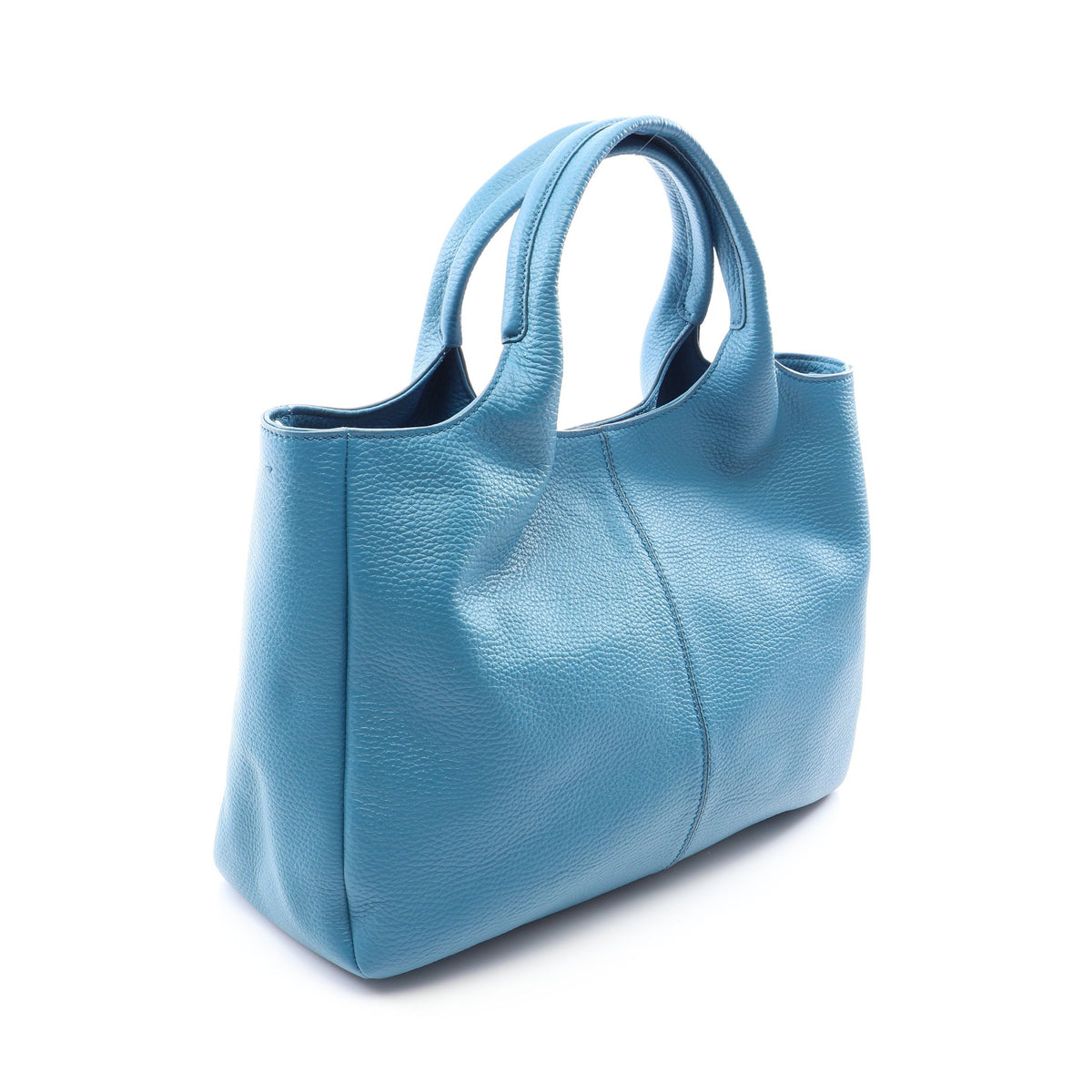 ALH SHOPPING PICCOLA 2WAY ハンドバッグ トートバッグ レザー ブルー トッズ