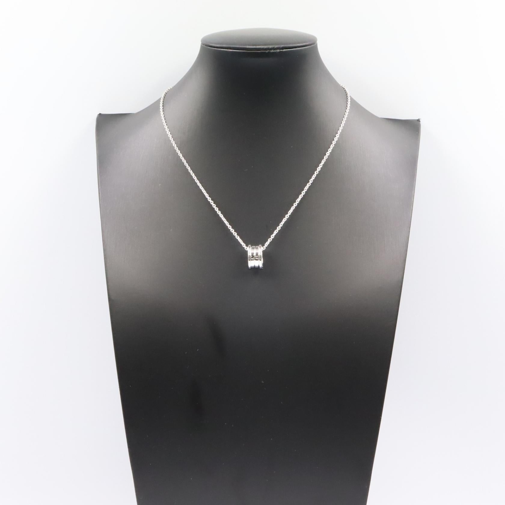 B-zero1 ビーゼロワン ネックレス ネックレス K18WG ホワイトゴールド ブルガリ アクセサリー BVLGARI