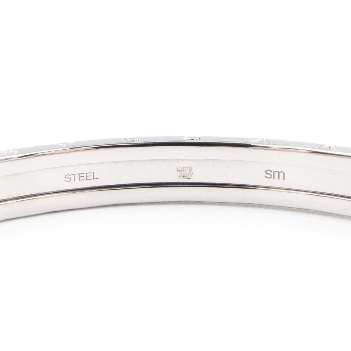 B-zero1 ビーゼロワン オープン ブレスレット SM ブレスレット K18PG ステンレススチール ピンクゴールド シルバー ブルガリ アクセサリー BVLGARI