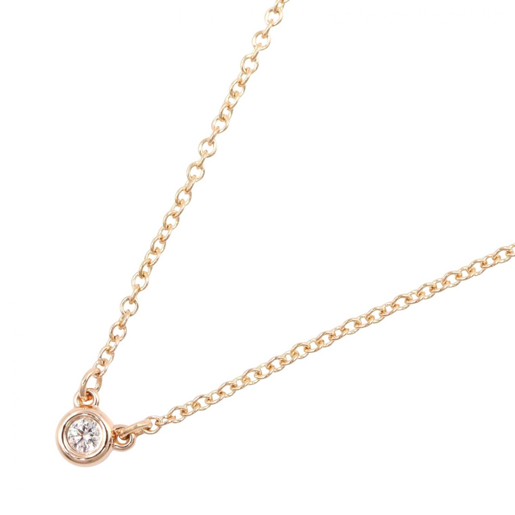 バイザヤード ダイヤ ネックレス ネックレス K18PG ダイヤモンド ピンクゴールド クリア ティファニー アクセサリー TIFFANY & Co.