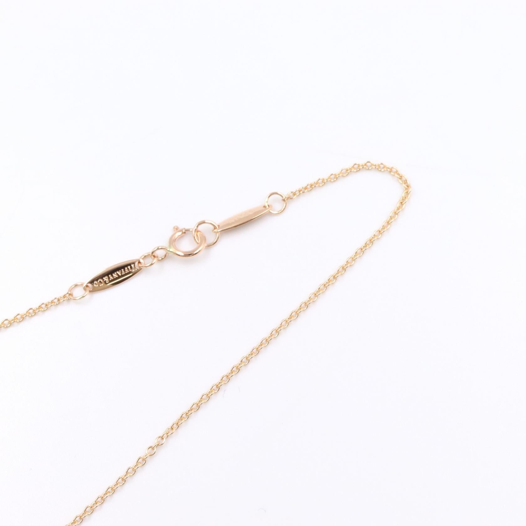 バイザヤード ダイヤ ネックレス ネックレス K18PG ダイヤモンド ピンクゴールド クリア ティファニー アクセサリー TIFFANY & Co.