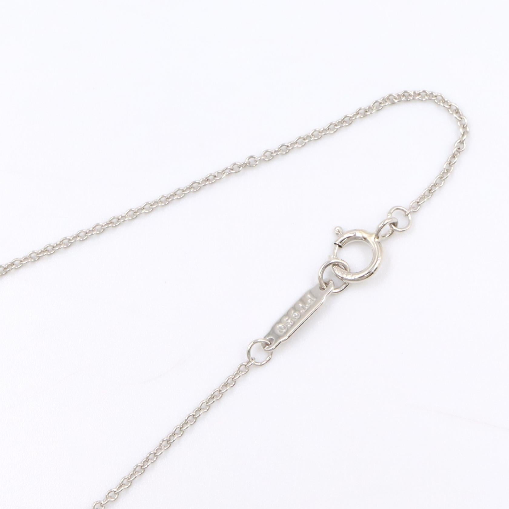 ソリティア ダイヤ ネックレス ネックレス PT950 ダイヤモンド プラチナ クリア ティファニー アクセサリー TIFFANY & Co.