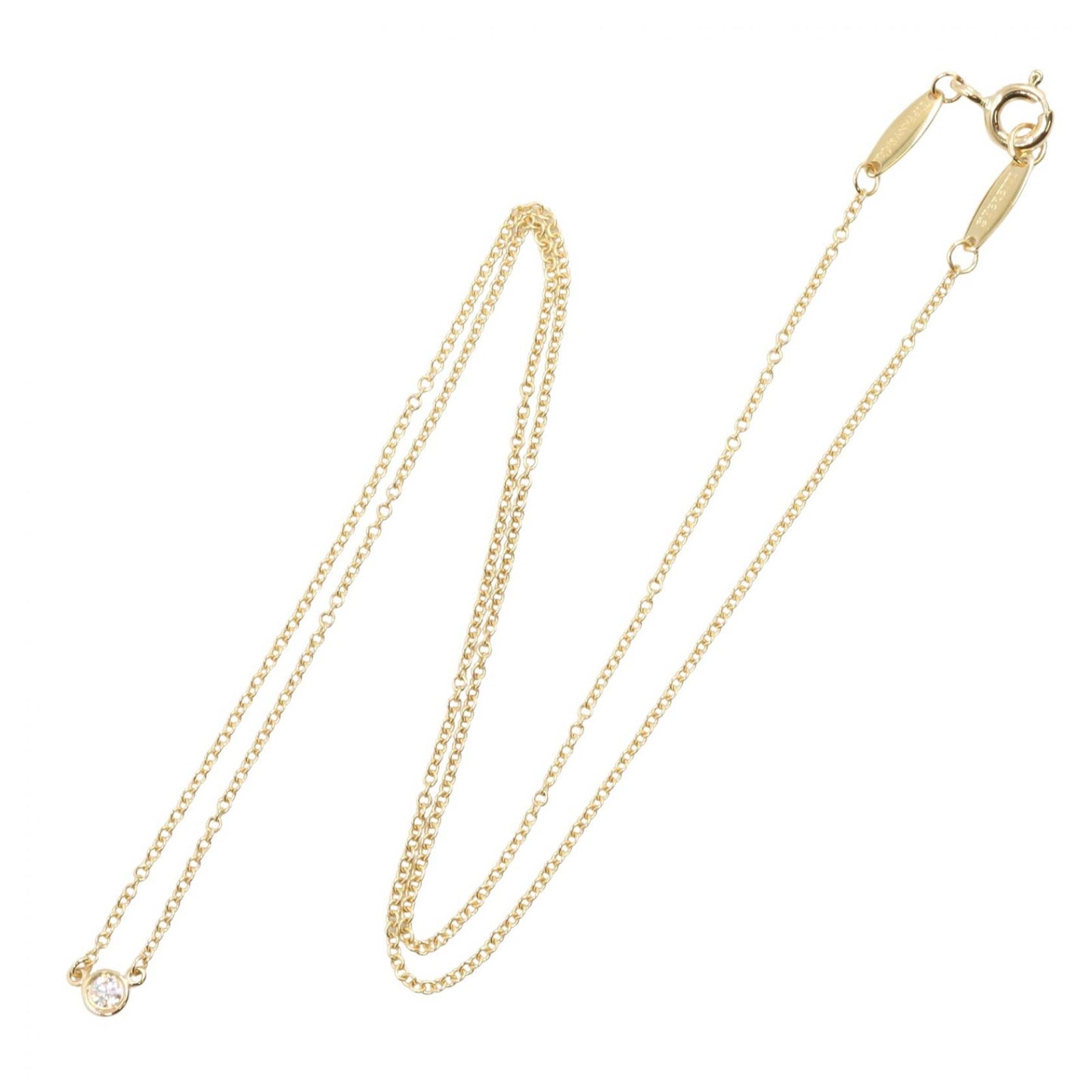 バイザヤード ダイヤ ネックレス ネックレス K18YG ダイヤモンド イエローゴールド クリア ティファニー アクセサリー TIFFANY & Co.
