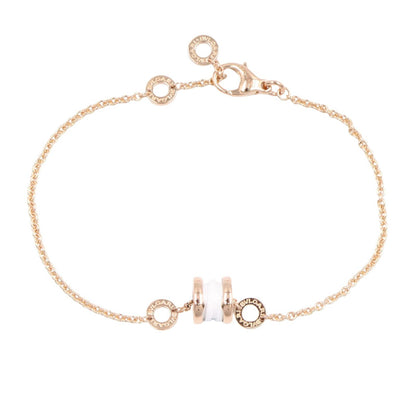 B-zero1 ビーゼロワン ブレスレット ブレスレット K18PG セラミック ピンクゴールド ホワイト ブルガリ アクセサリー BVLGARI