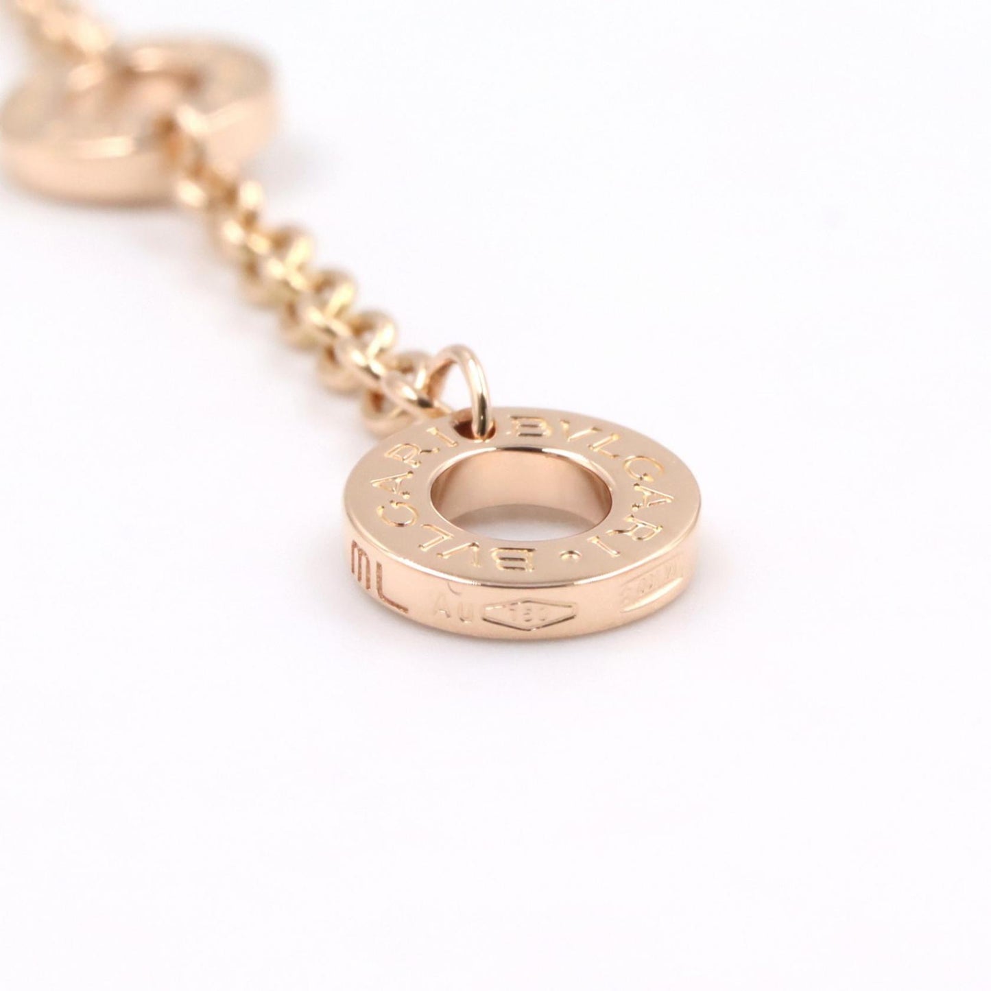 B-zero1 ビーゼロワン ブレスレット ブレスレット K18PG セラミック ピンクゴールド ホワイト ブルガリ アクセサリー BVLGARI