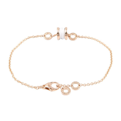 B-zero1 ビーゼロワン ブレスレット ブレスレット K18PG セラミック ピンクゴールド ホワイト ブルガリ アクセサリー BVLGARI