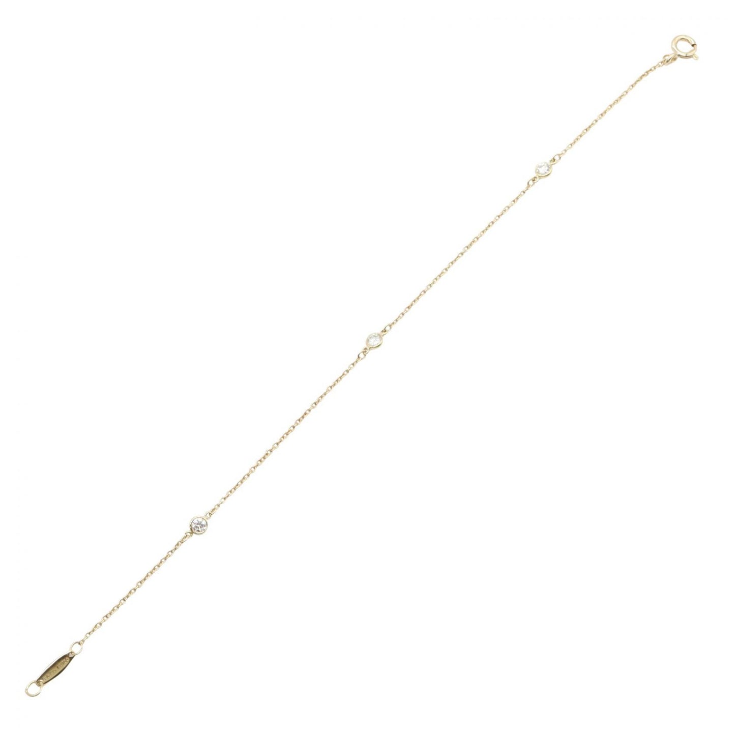 バイザヤード 3PD ブレスレット ブレスレット K18YG ダイヤモンド イエローゴールド クリア ティファニー アクセサリー TIFFANY & Co.