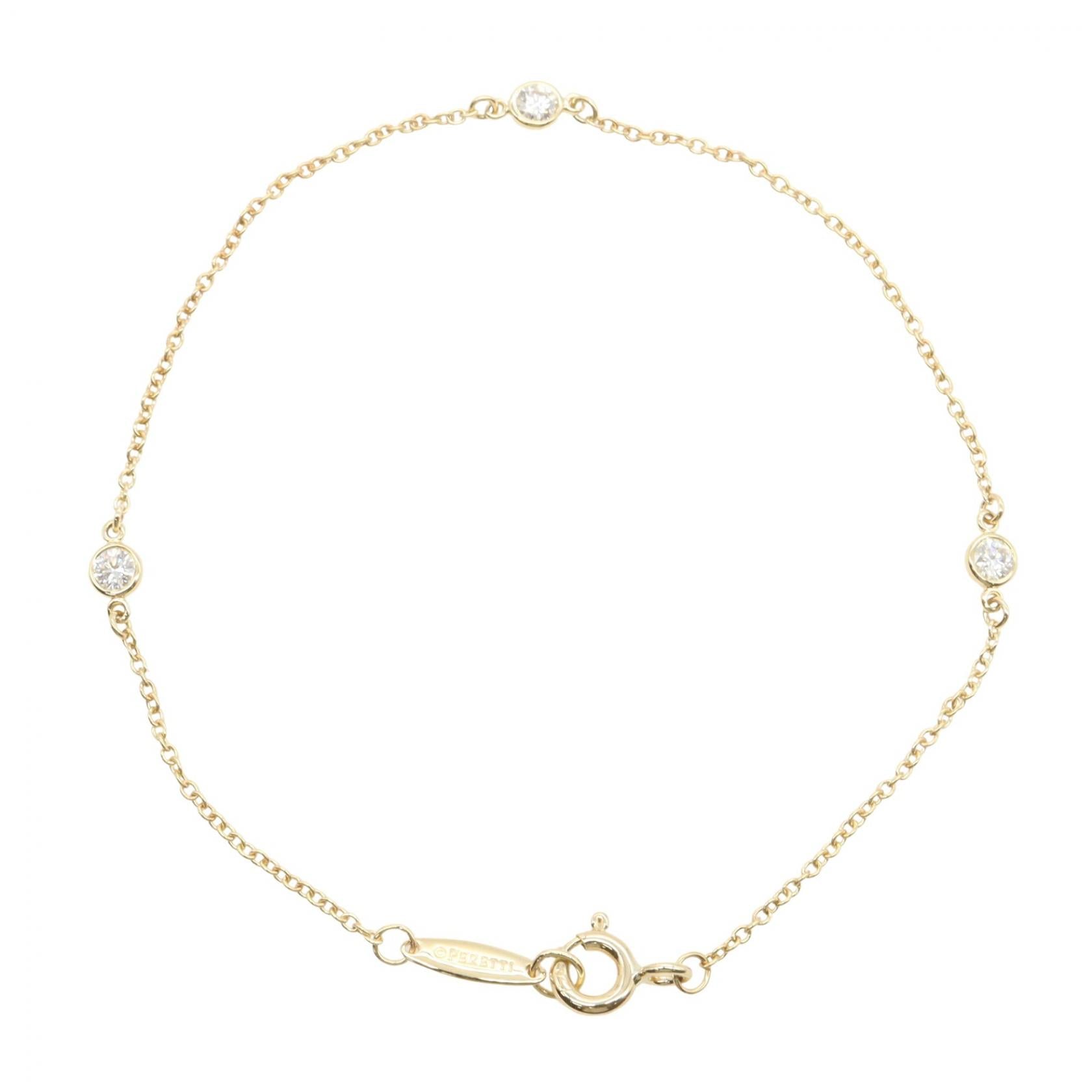 バイザヤード 3PD ブレスレット ブレスレット K18YG ダイヤモンド イエローゴールド クリア ティファニー アクセサリー TIFFANY & Co.