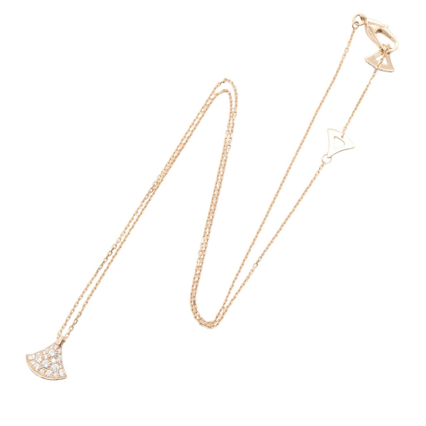 ディーヴァドリーム ダイヤ ネックレス ネックレス K18PG ダイヤモンド ピンクゴールド クリア ブルガリ アクセサリー BVLGARI
