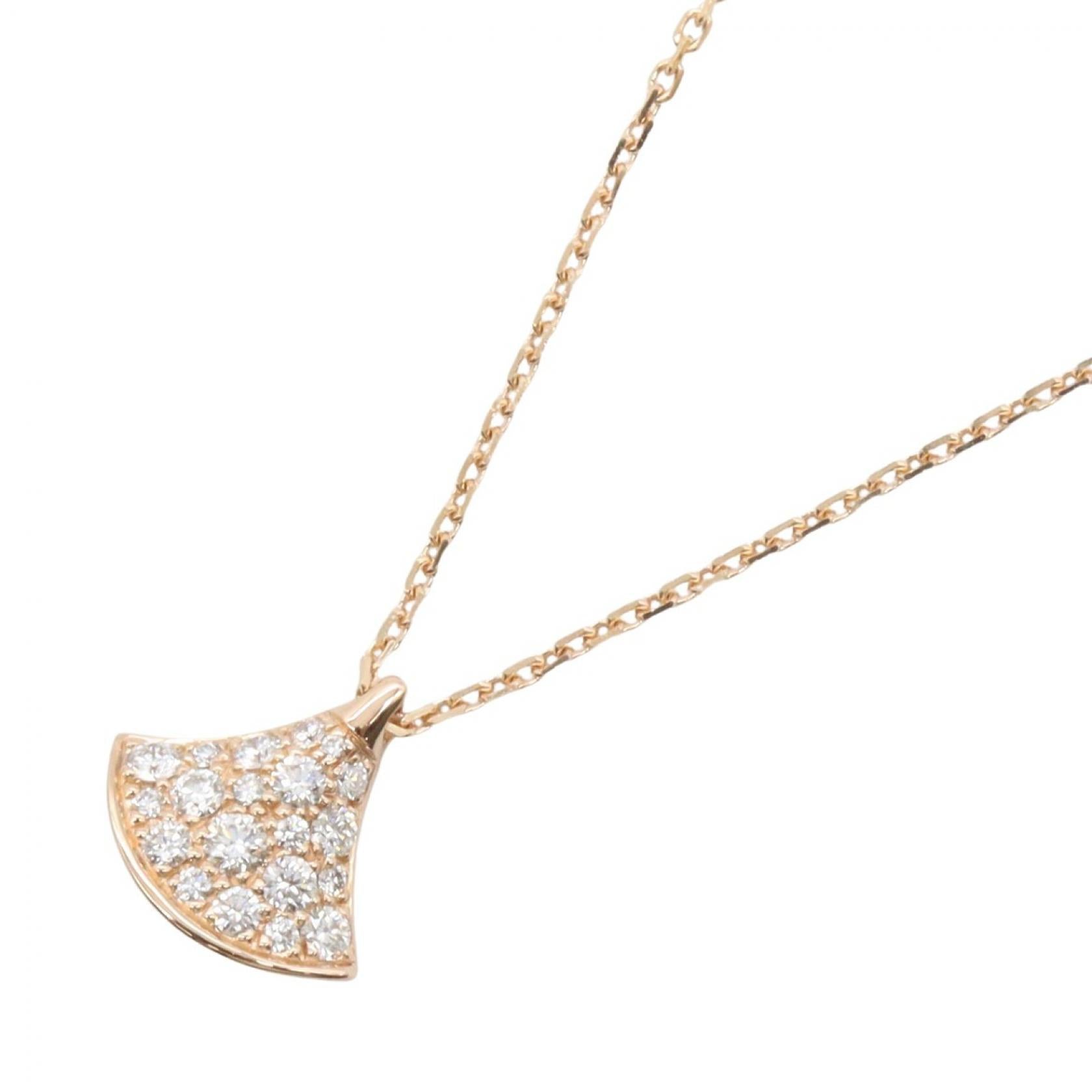 ディーヴァドリーム ダイヤ ネックレス ネックレス K18PG ダイヤモンド ピンクゴールド クリア ブルガリ アクセサリー BVLGARI