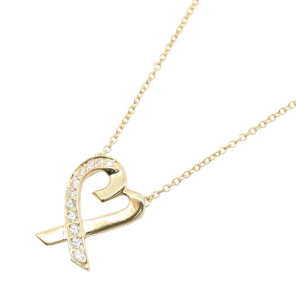 ラビングハートネックレス ネックレス K18YG ダイヤモンド イエローゴールド クリア ティファニー アクセサリー TIFFANY & Co.