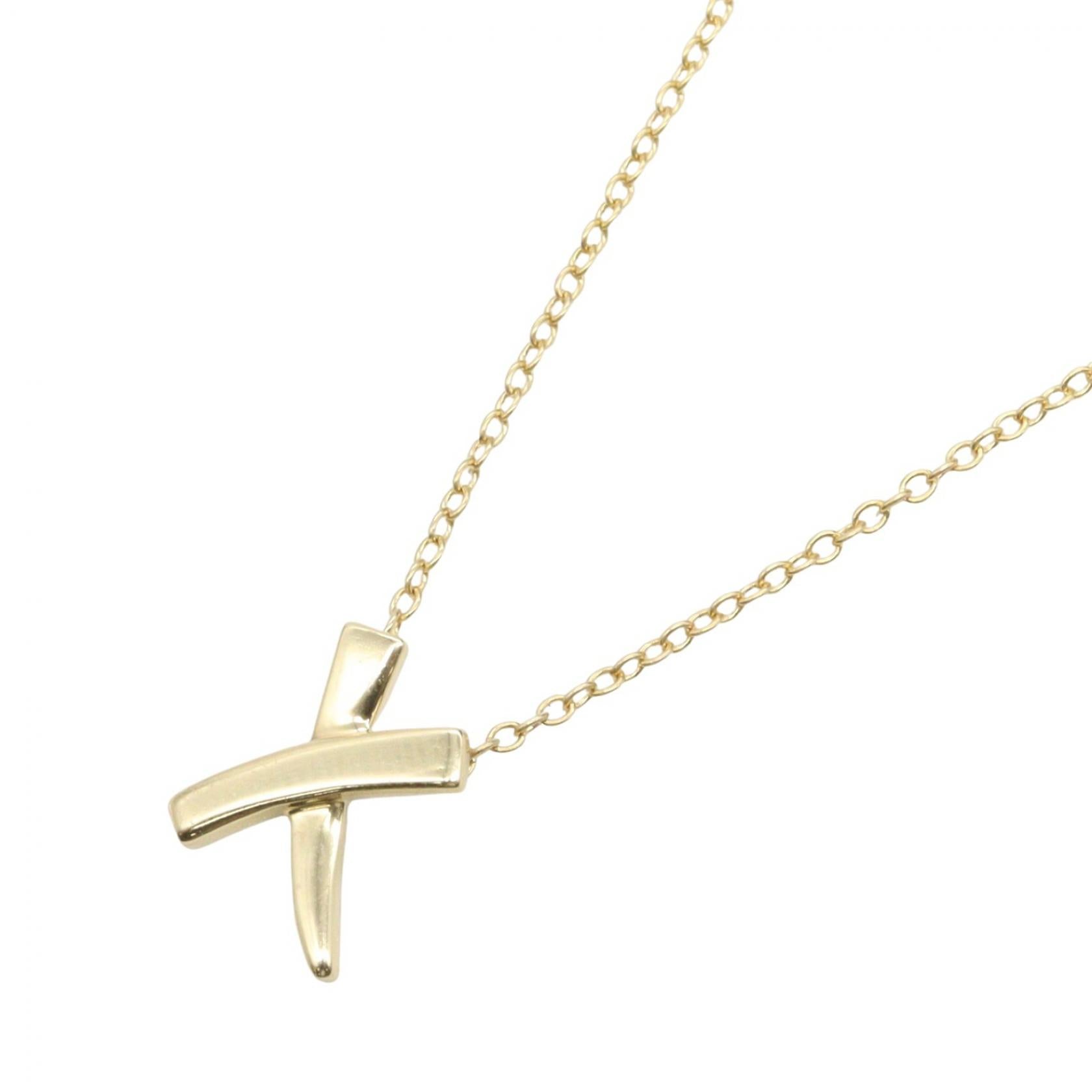 キス ネックレス ネックレス K18YG イエローゴールド ティファニー アクセサリー TIFFANY & Co.