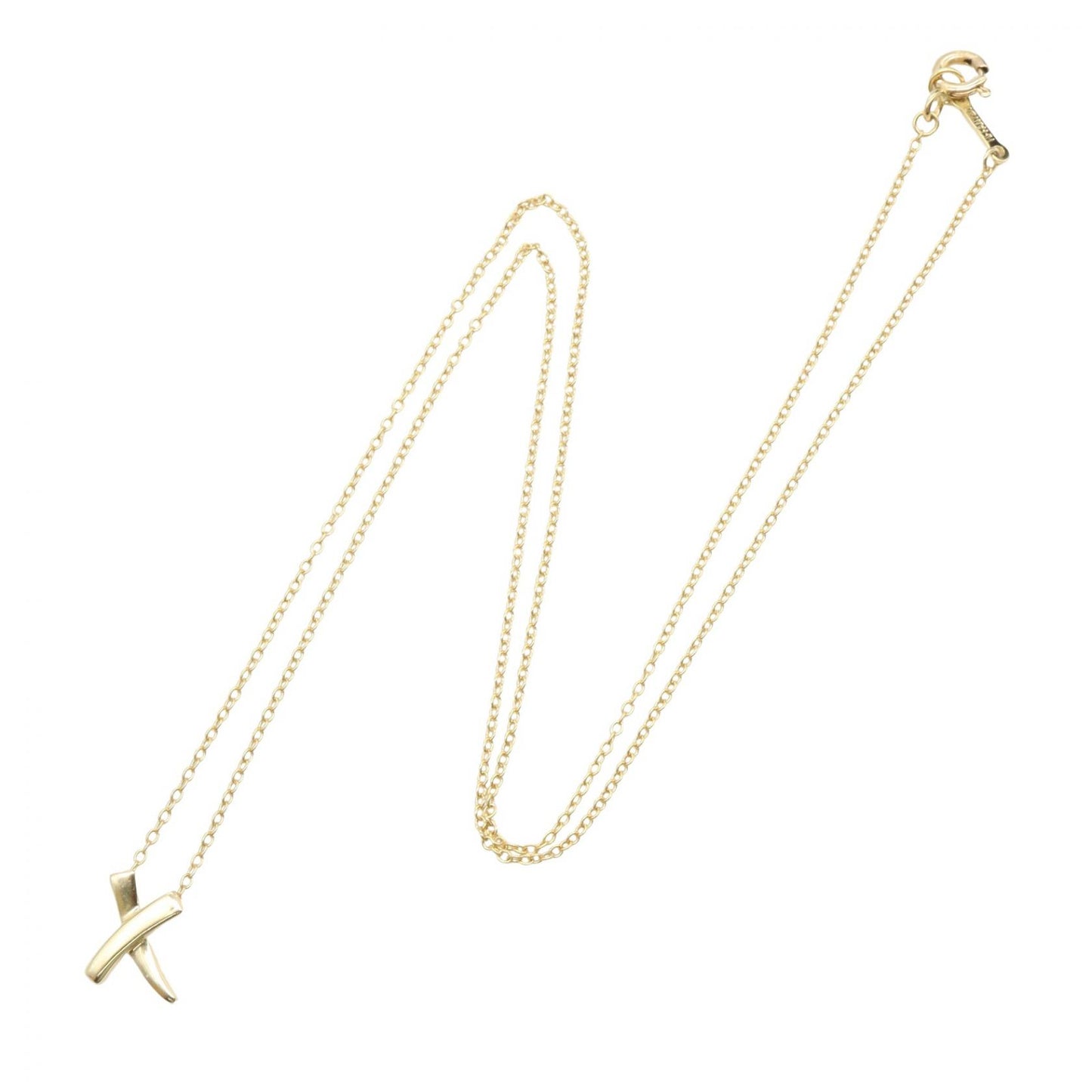 キス ネックレス ネックレス K18YG イエローゴールド ティファニー アクセサリー TIFFANY & Co.