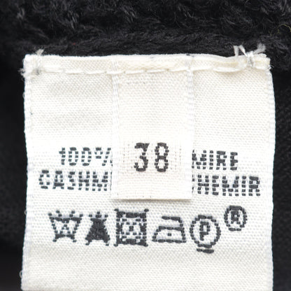 ニット メッシュ ポロシャツ カシミヤ ブラック エルメス