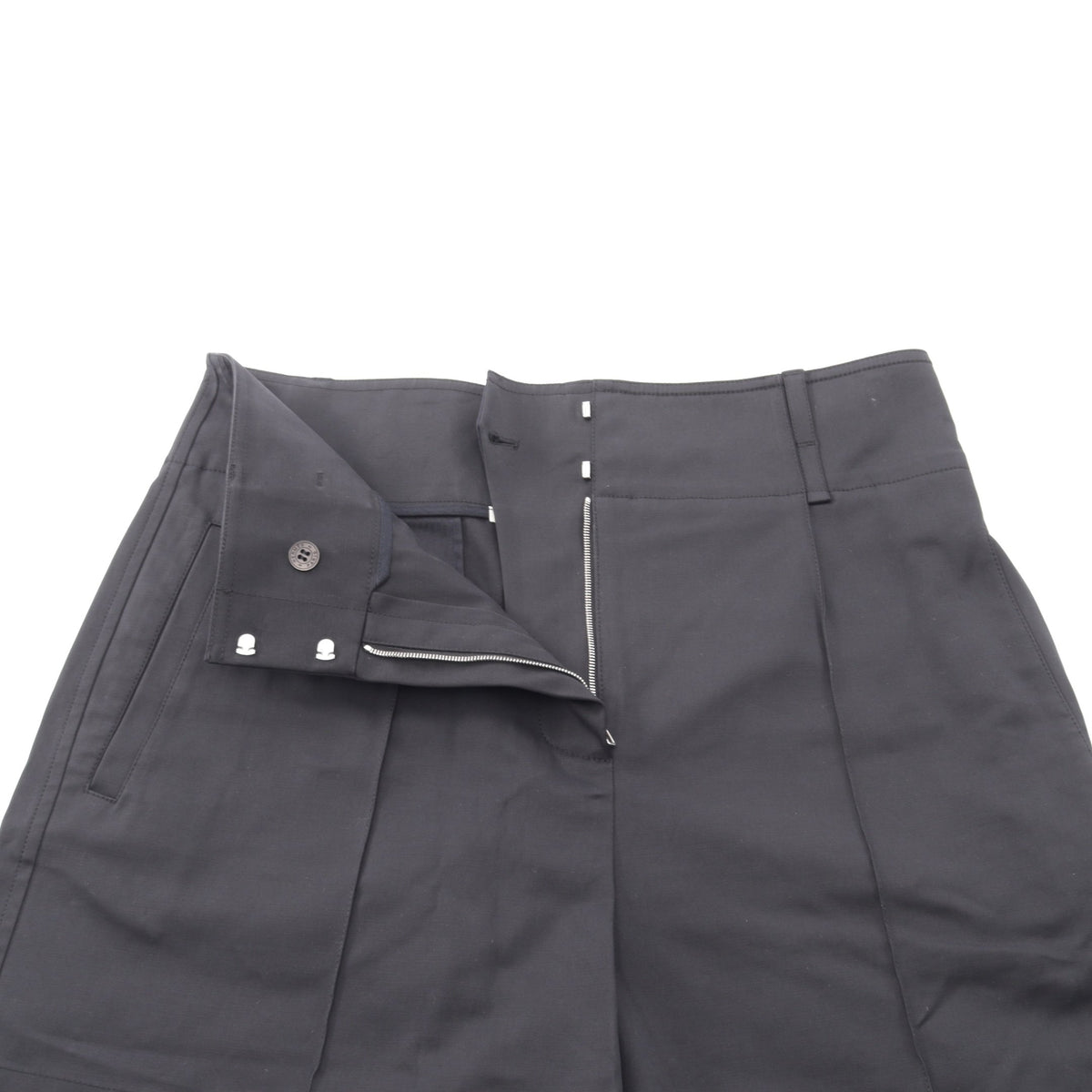 ショート パンツ コットン ブラック エルメス