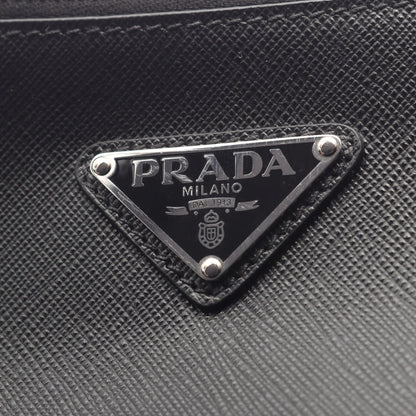 SAFFIANO TRAVEL ショルダーバッグ サフィアーノレザー ブラック プラダ