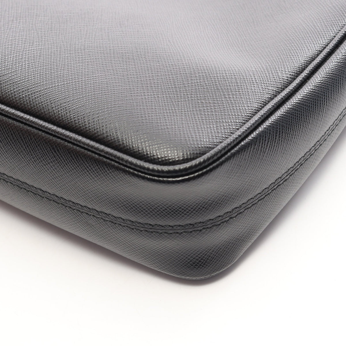 SAFFIANO TRAVEL ショルダーバッグ サフィアーノレザー ブラック プラダ